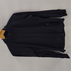 Spanx Active Contour Zip-Up Jacket Size Large Black Women's Compression